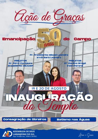LS- Durante sessÃ£o, Vereadores sÃ£o convidados para celebraÃ§Ã£o de 50 Anos da Igreja AssemblÃ©ia de Deus 